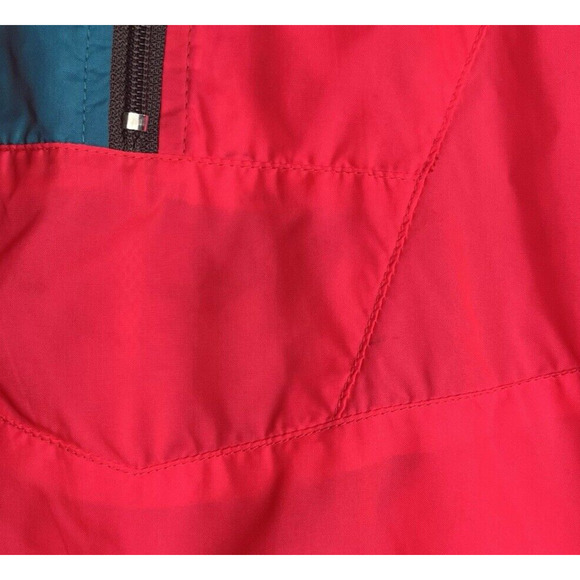 Vintage Nike Windbreaker Jacket 90s Pockets Jogging Pink 1/2 Zip Mens Medium - Picture 13 of 16